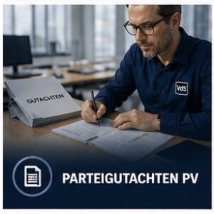 Parteigutachten (Anzahlung)