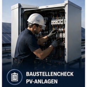 Baustellencheck für Photovoltaikanlagen-Anbieter
