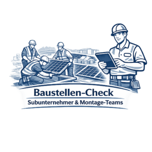 Baustellencheck für Photovoltaikanlagen-Anbieter